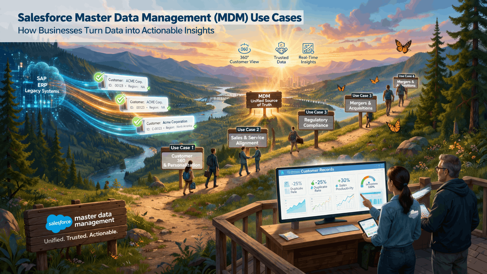 Salesforce Master Data Management (MDM) Use Cases: How Businesses Turn Data into Actionable Insights
